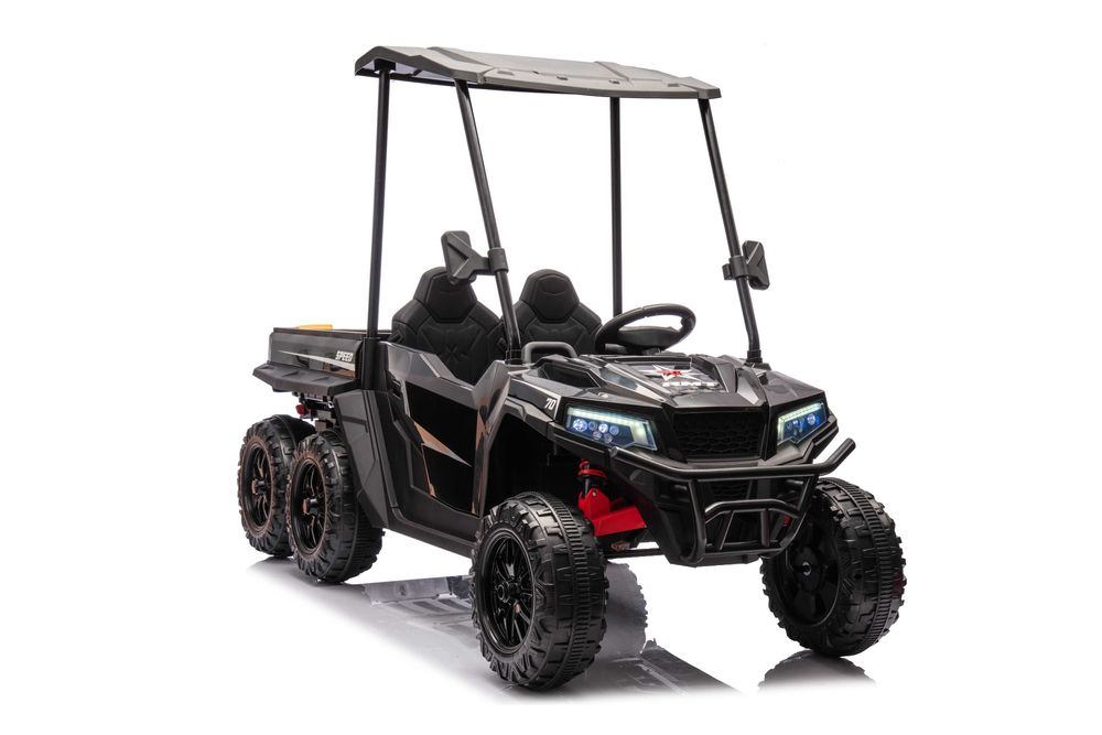 UTV electric pentru 2 copii Kinderauto Gladiator, 4x 45W 12V #black