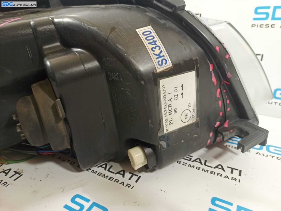 Far Stanga cu Lupa Led Daylight Cromat FARA Xenon Audi A3 8P 2004 - 2010 [L1924]