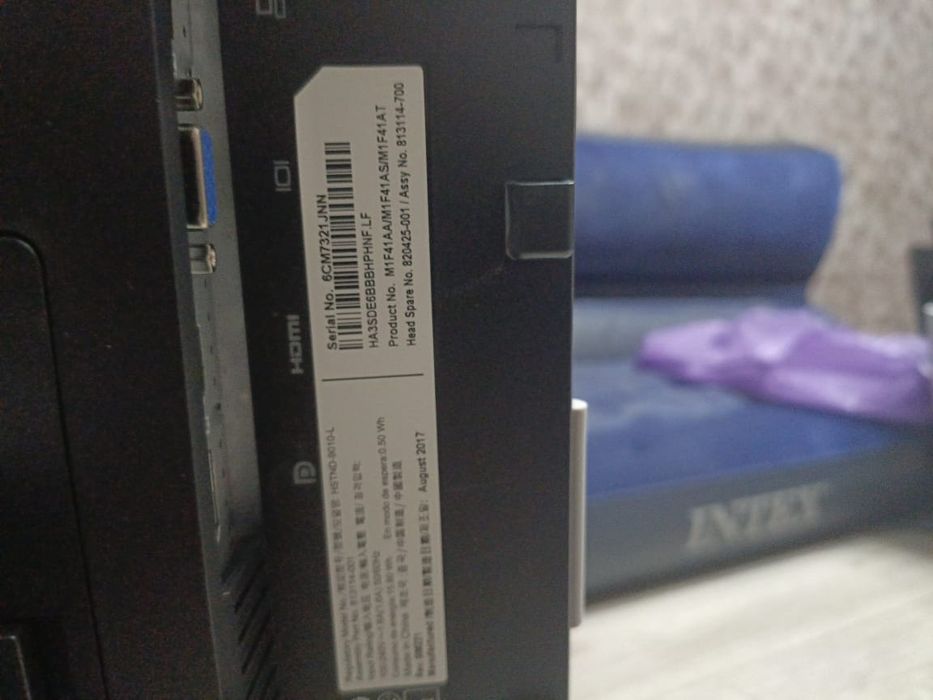 Монитор модели hp