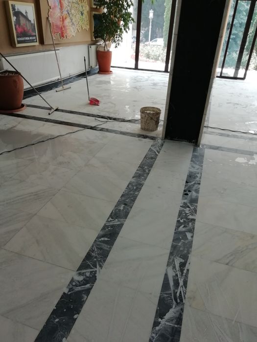 Șlefuit și lustruit marmura Mozaic granit și travertin