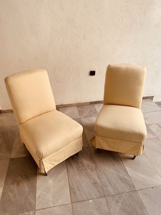 Комплект винтидж салонни столове – 2 броя, викториански стил