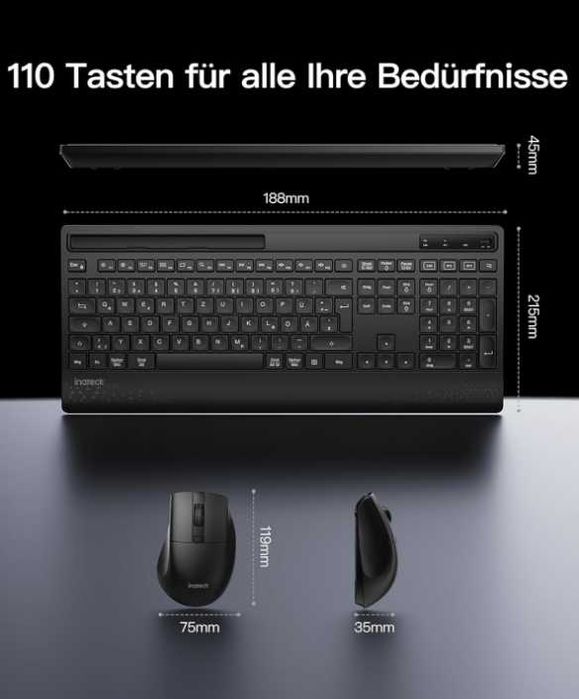 Комплект мишка и безжична клавиатура