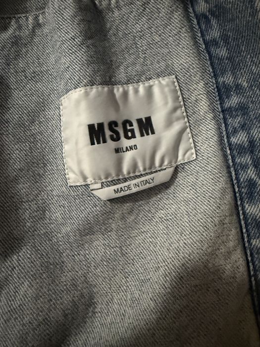 geaca de blugi msgm