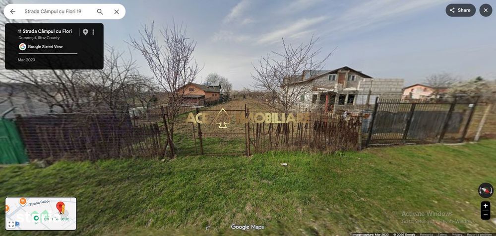 Teren Intravilan Domnesti  | 1200mp  | Posibilitate constructie |
