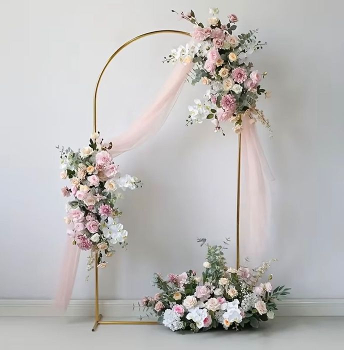 Arcada metalica pentru baloane 200х100cm, galben mustar