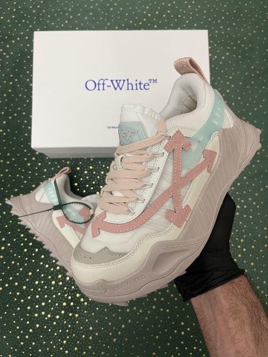 Off-White Odsy-1000 Grey Powder Pink