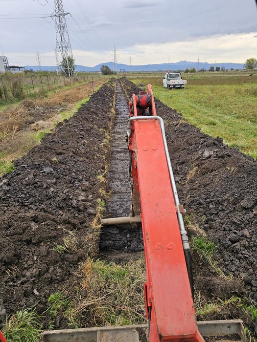 Lucrări cu miniexcavator, fundații,săpături, canalizări