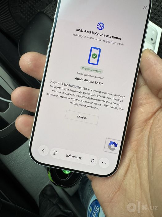 Iphone 17 Pro Silver 256 38 sikl