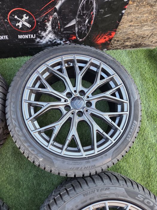 Jante R 18 5x112, Audi, Mercedes, VW, BMW cu 245 40 18 Pirelli 2025