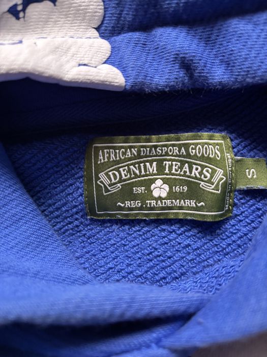 Denim Tears Royale Blue Hoodie/горнище