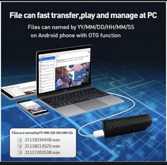 Диктофон 64г до 10дней