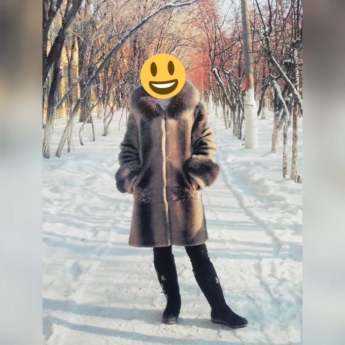 Продаю шубу мутон (цигейка)