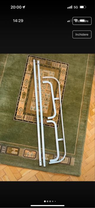 Stander alb metalic ikea