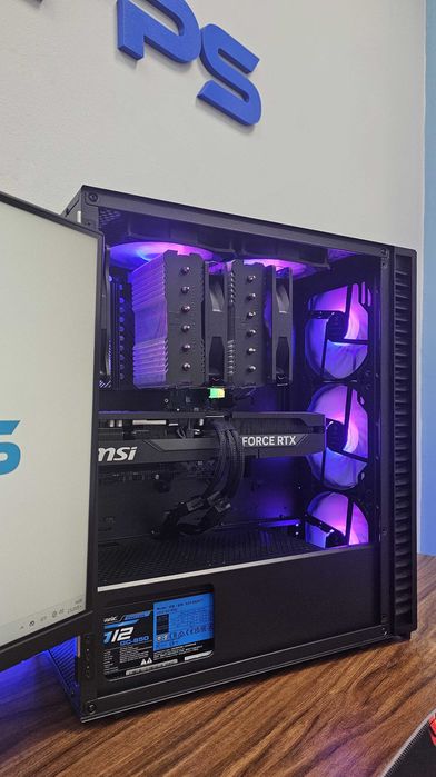 НОВО! RTX 5070Ti, Ryzen 7 7800X3D, 32GB DDR5 Геймърски компютър