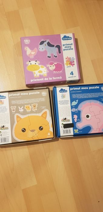 Cărți, puzzle lemn bebelusi