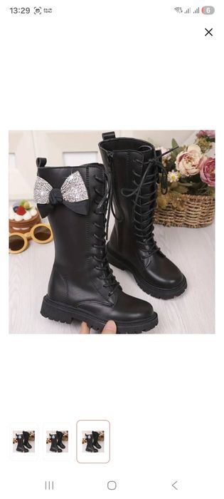 Детские демисезонные сапоги