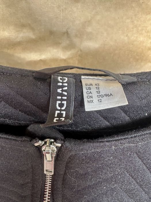 Дамско черно капитонирано яке H&M Divided – Размер EUR 42