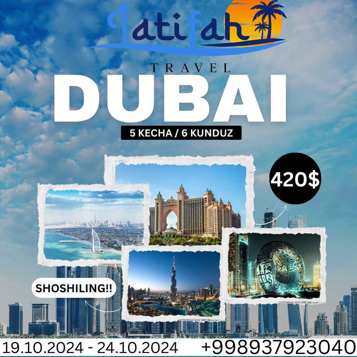 Latifah Travel bilan arzon sayohatlar