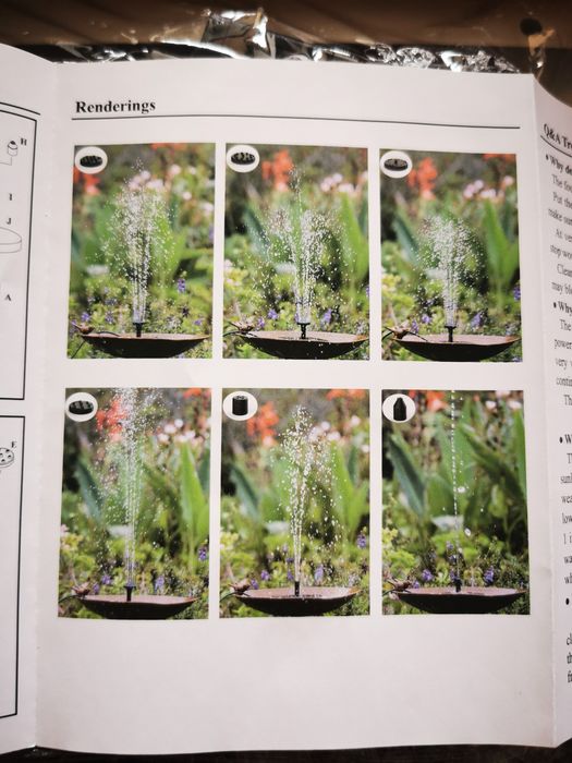 Kit de fântână solara cu pompa dubla