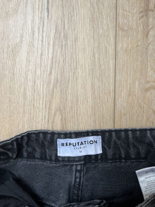 Blugi negri reputation studios, marimea m