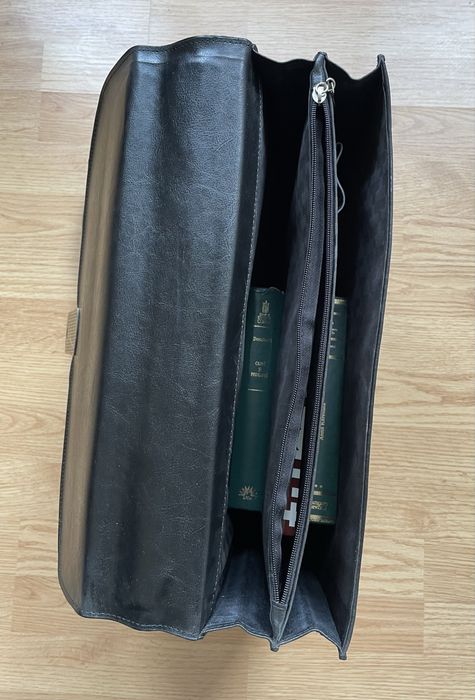 Geanta/servieta din piele naturala office