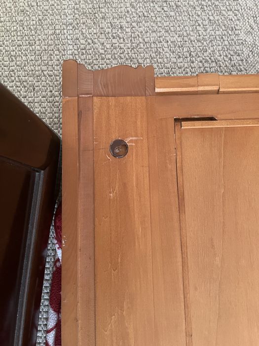 Oglinda vintage lemn masiv