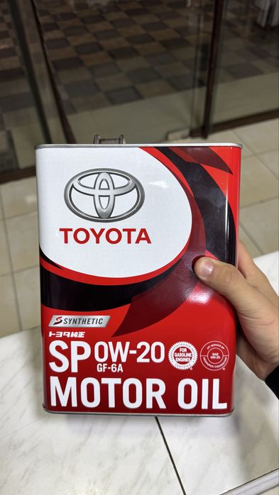 Моторное масло 0w 20 Toyota