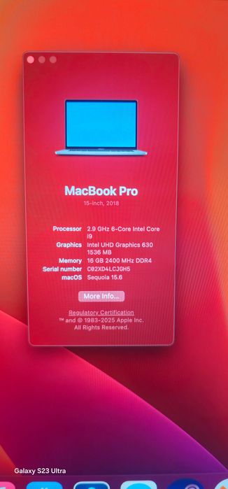 MacBook Pro 15 2018 — 16GB / 1TB SSD | Touchbar