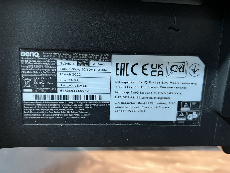 Монитор BenQ GL 2480