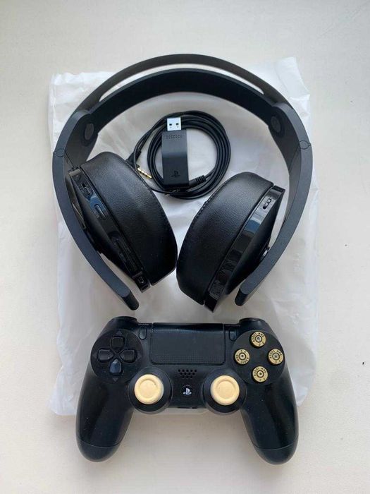 наушники Sony PlayStation Platinum + джостик
