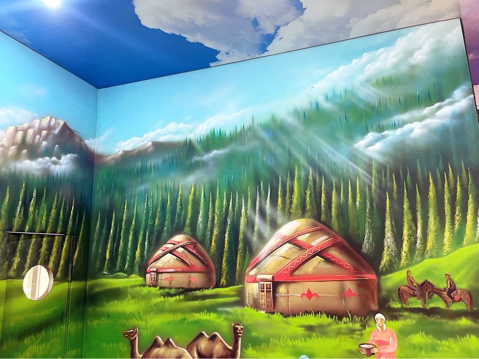 Мурал. Роспись стен. Художник