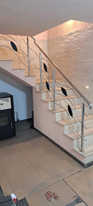 balustrade inox și scari