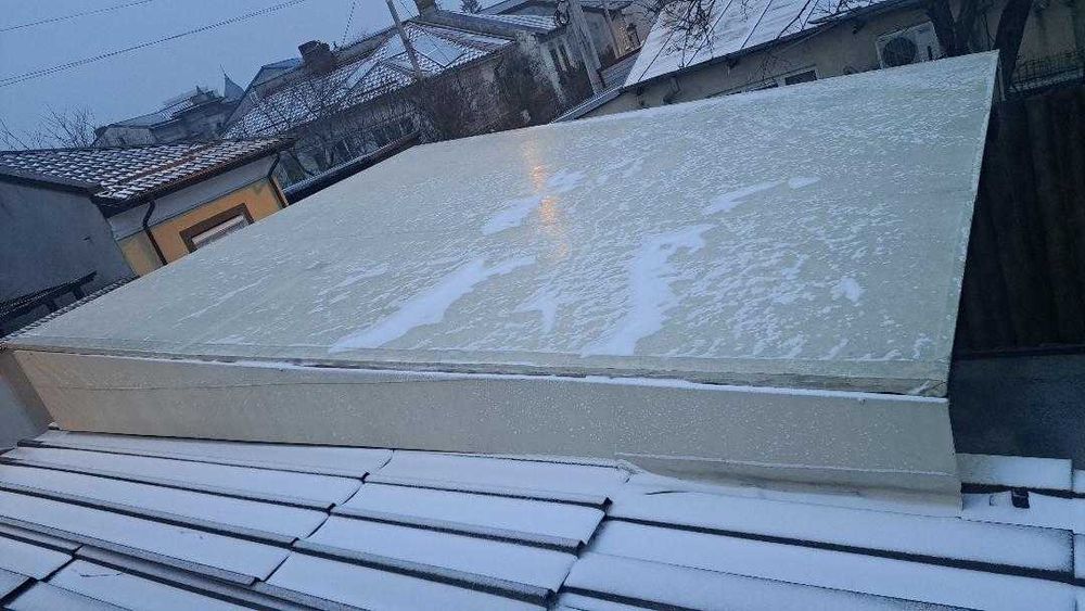 Terasa copertina poliplan 37 metri patrati din rectangulara de 6/4 cm