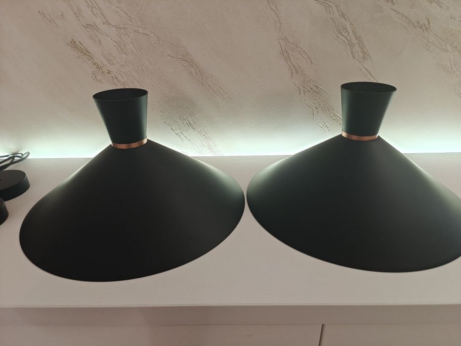 Suspensie Kimono, lustra pe cablu, negru mat