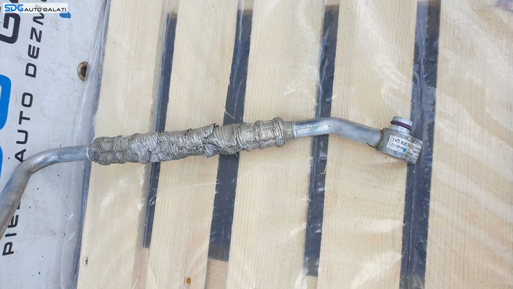 Furtun Conducta Compresor Radiator AC Aer Conditionat Clima Volkswagen Jetta 3 1.9 TDI BLS 2006 - 2011 Cod 1K0820743CD