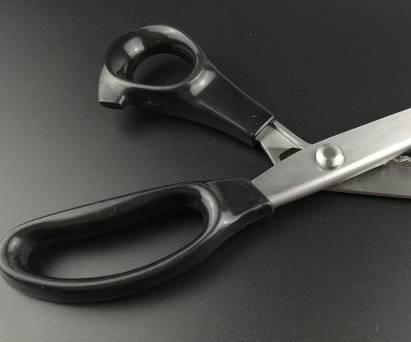 Професионална ножица 23см зигзаг зиг-заг и вълнообразна