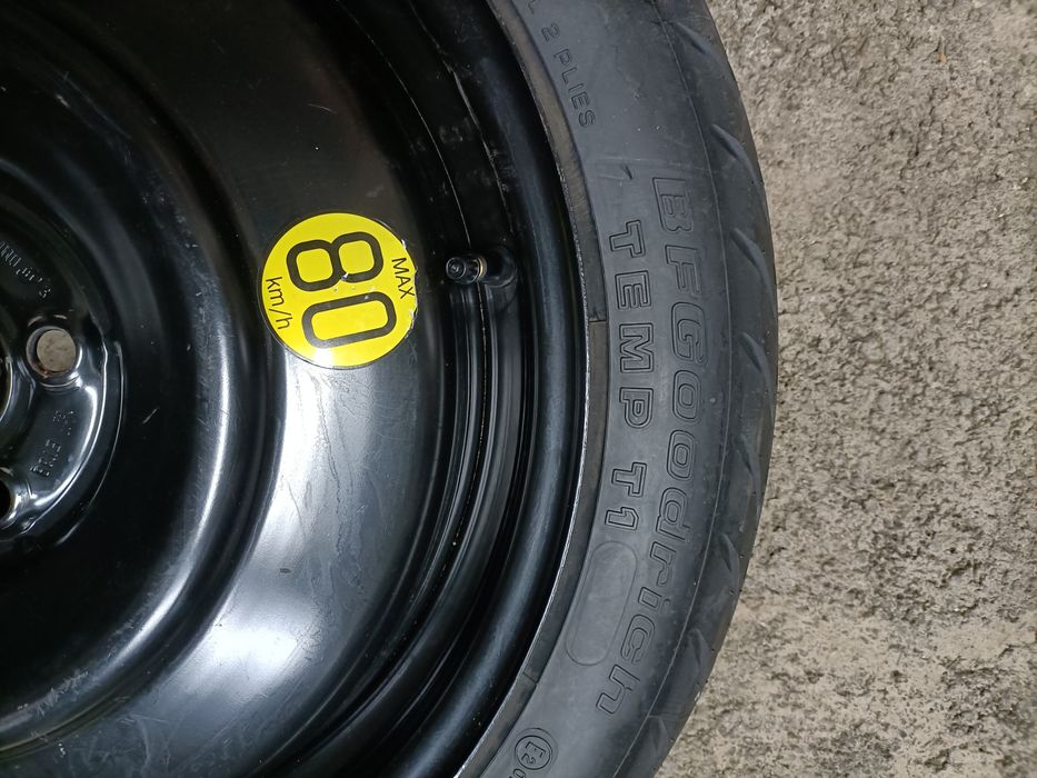 Roată rezervă slim îngustă,5X100,R17,Toyota,Lexus;Accept schimb...