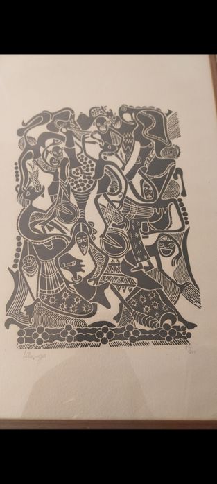 Vând trei tablouri desen original .semnate