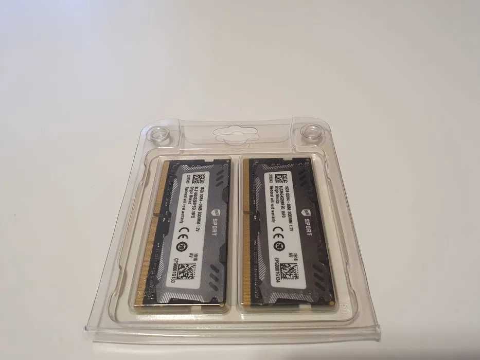 Memorie RAM laptop Crucial Ballistix SportLT 32GB 2x16 2666MHz DDR4