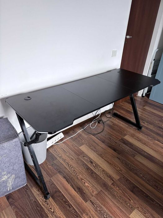 Birou Gaming Huzaro, Hero 4.8, 160 X 60 X 74 Cm, Negru