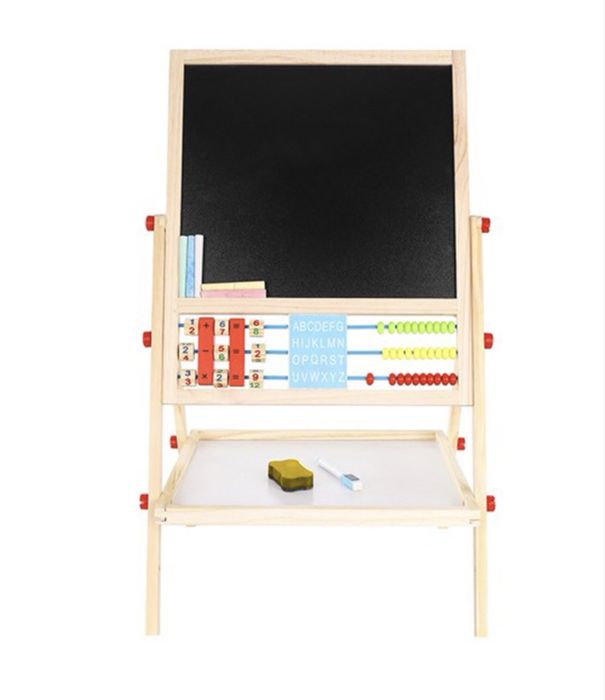 Tabla lemn, 2 fete, magnetica