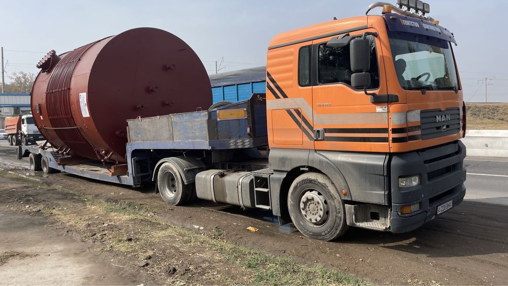 Перевозка техники на трале 1.5 млн сум. По Ташкенту. Траллер