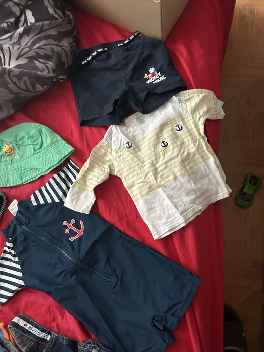 Лот летни бебешки дрешки 6-9 м