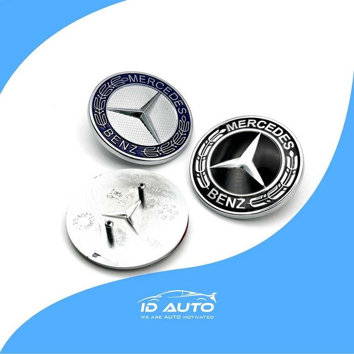 Емблема Mercedes Benz, предна тапа, мерник, мерцедес, с крачета