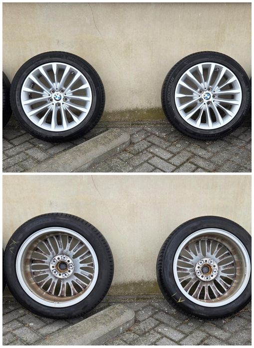 Jante bmw g30 audi skoda seat mercedes golf 5x112 cauciucuri 245 45 18