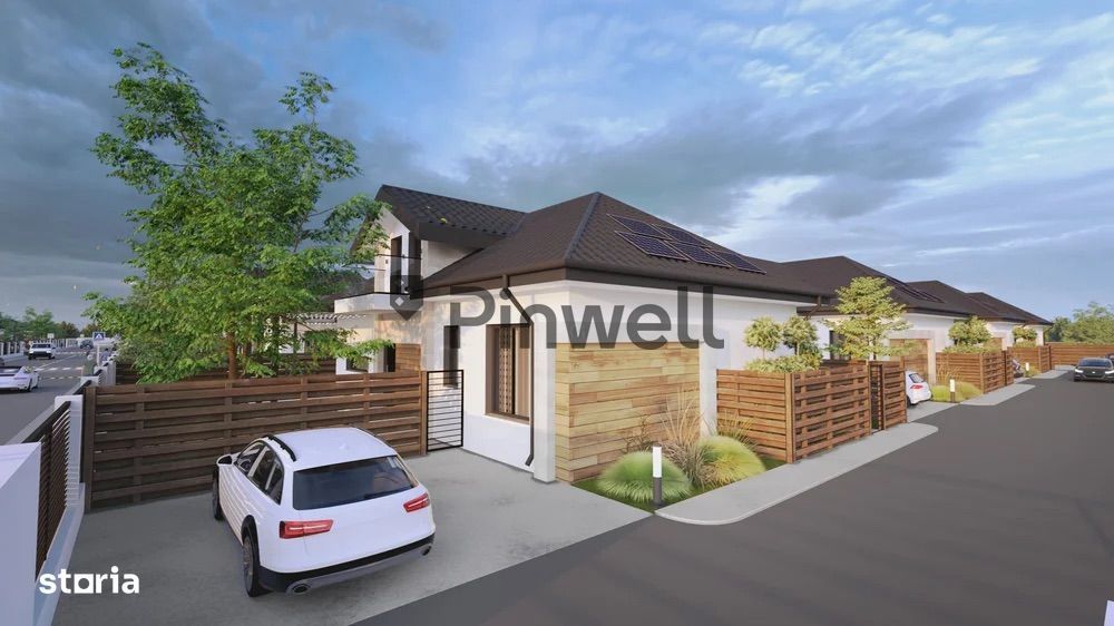 Casă premium P+M într-un ansamblu exclusivist din Tunari | 5 camere |
