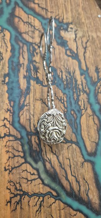 Антикварна Сребърна щипка