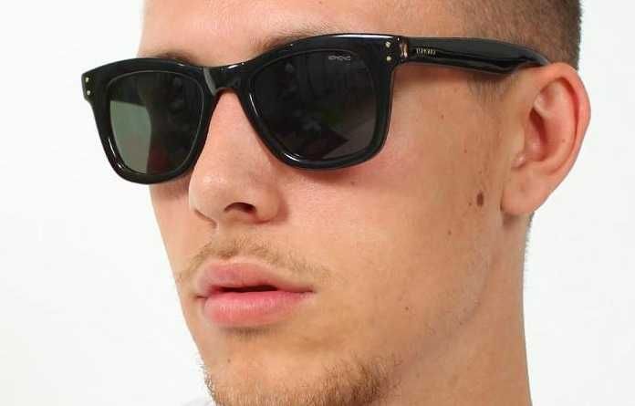 Ochelari de soare unisex premium KOMONO Allen Black tortoise wayfarer