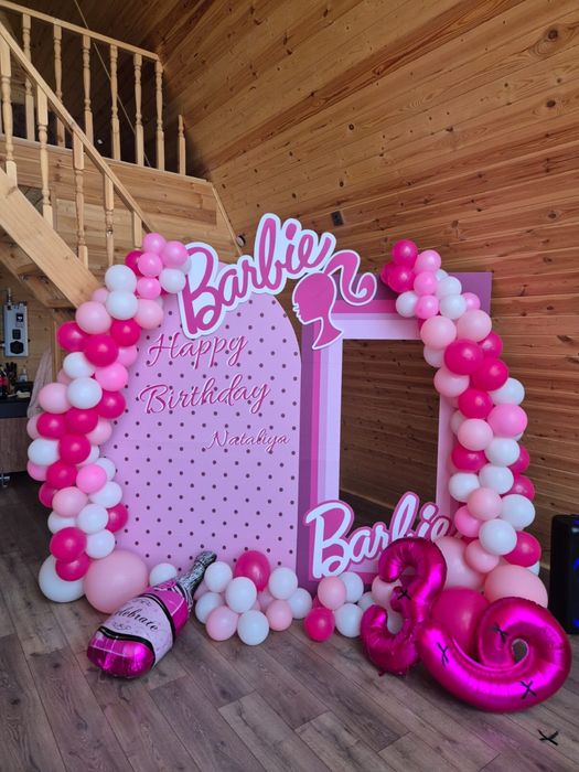 Стена для барби вечеринки