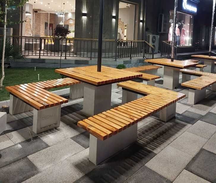 Скамейка мраморная, урна и лотки в наличии / Skameyka, urna, latok